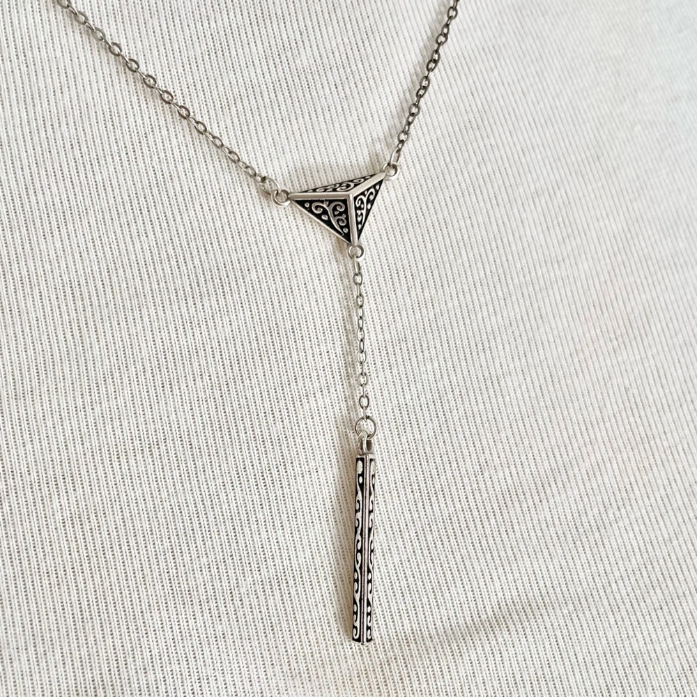 Brighton Astrid Y Silver Necklace